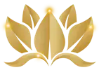 Gold lotus icon